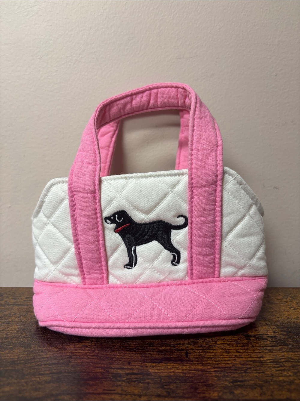 The Black Dog Micro Mini Quilted Tote